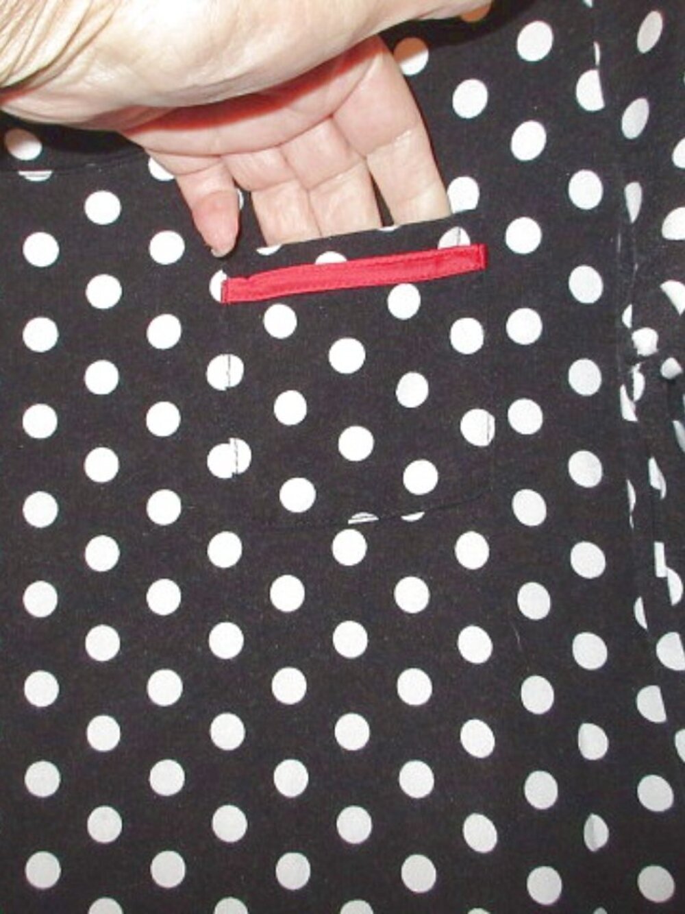 Soma Polka Dots Sleep Dress Size M Cotton Modal Nightgown House Whimsigoth EUC - Picture 3 of 8